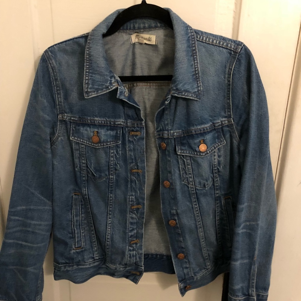 Madewell jean jacket in Pinter wash size L.